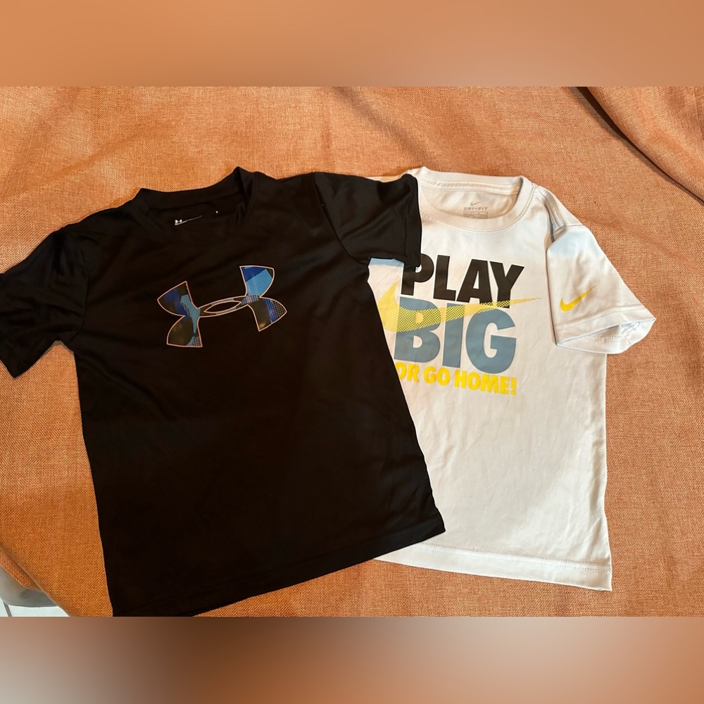 Boys 7 Dri-fit shirts